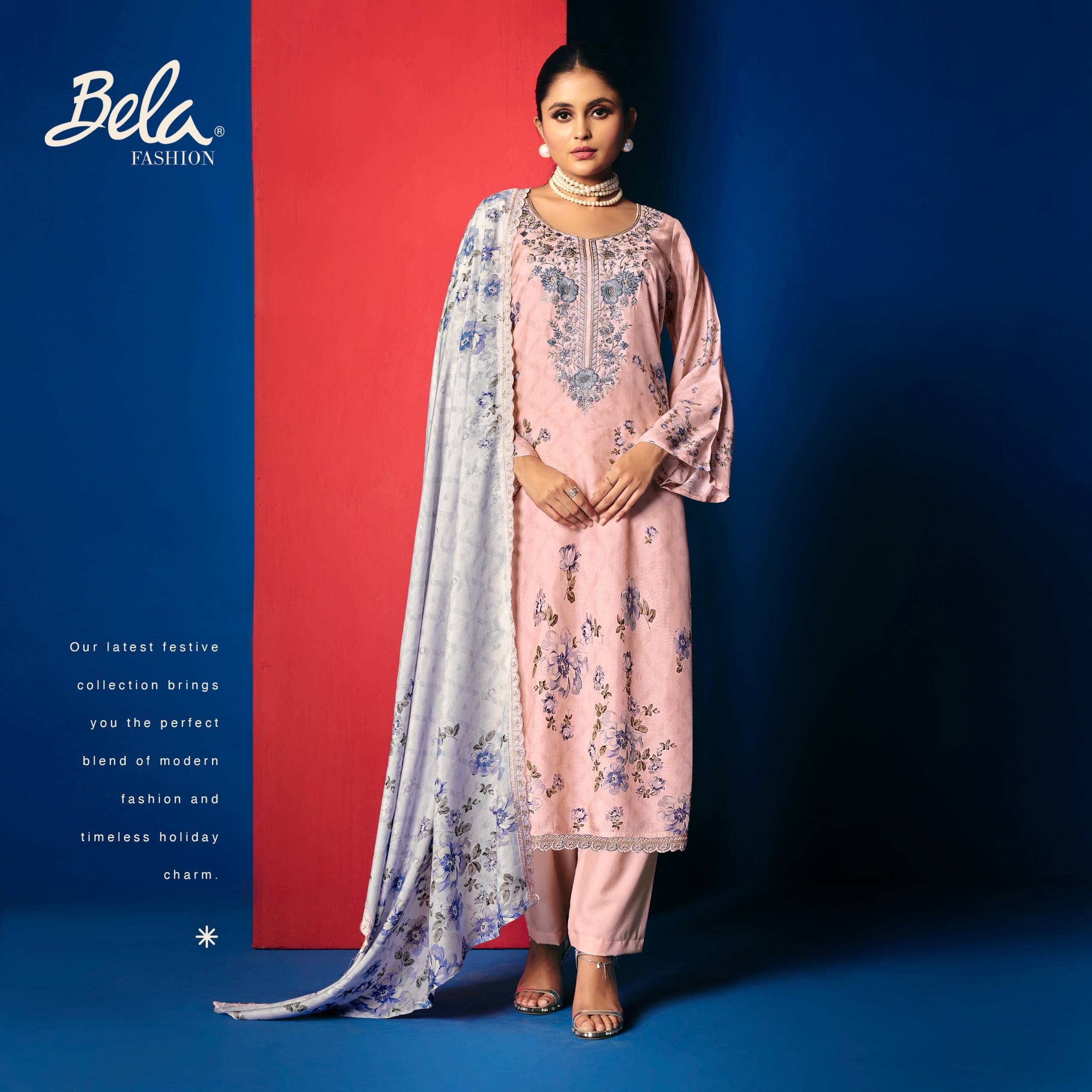 Maisha By Bela 1017 A To 1017 D Series Beautiful Suits Colorful Stylish Fancy Casual Wear & Ethnic Wear Pakistani cotton lawn At Wholesale Price